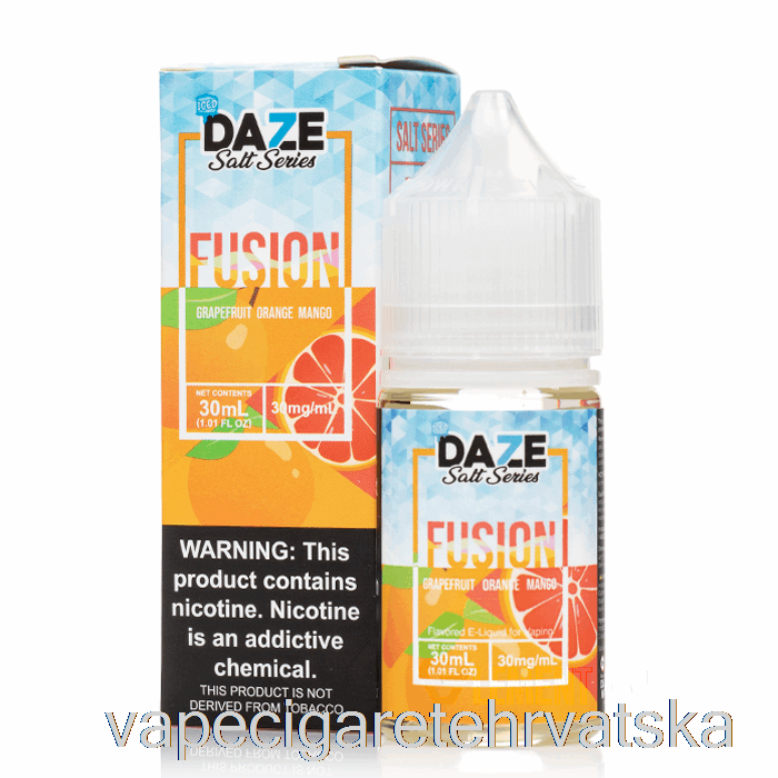 Vape Hrvatska Ledeni Grejpfrut Naranča Mango - 7 Daze Fusion Soli - 30ml 30mg